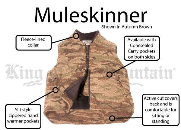 Conceal & Carry Vest - King of the Mountain